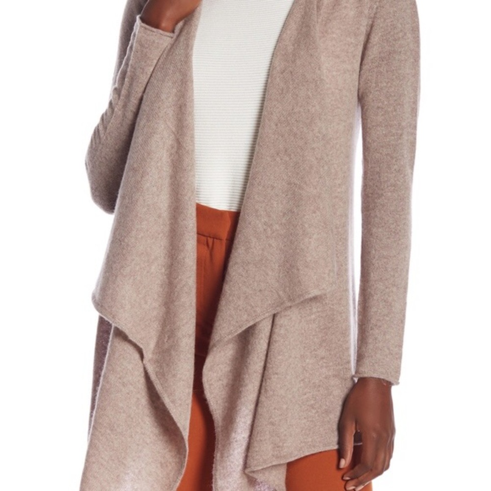 M BY MAGASCHONI Open Front Cashmere Cardigan